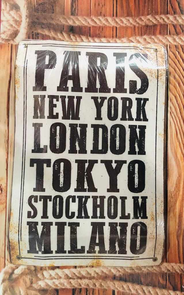 PARIS - NEW YORK - LONDON - TOKYO