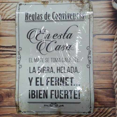 REGLAS DE CONVIVENCIA: MATE, BIRRA Y FERNET