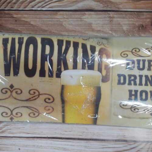 NO WORKING
