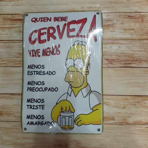 QUIEN BEBE CERVEZA VIVE MENOS....