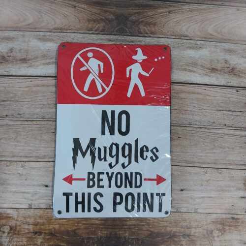 NO MUGGLES BEYOND THIS POINT