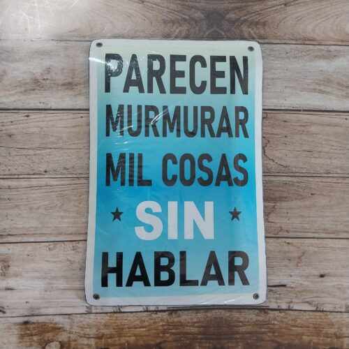 PARECEN MURMURAR MIL COSAS SIN HABLAR