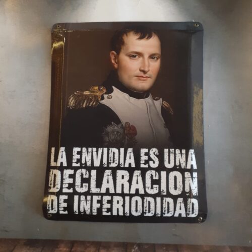 LA ENVIDIA ES UNA DECLARACION DE.....