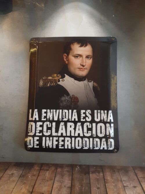 LA ENVIDIA ES UNA DECLARACION DE.....