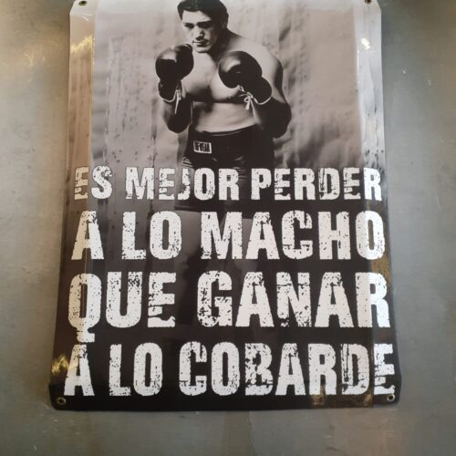 ES MEJOR PERDER A LO MACHO....