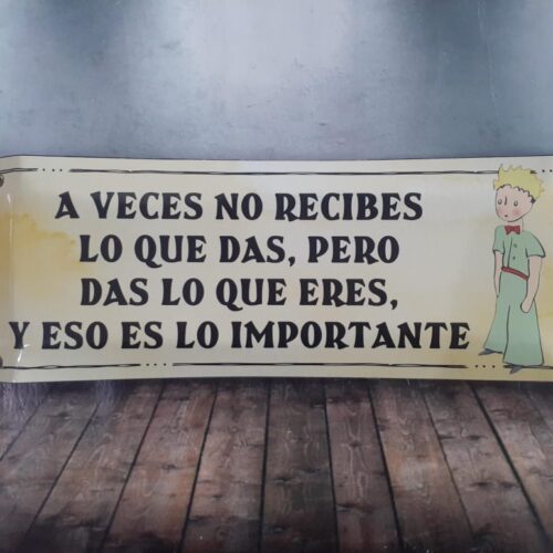 A VECES NO RECIBES....