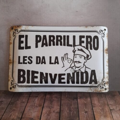 EL PARRILLERO LES DA LA BIENVENIDA