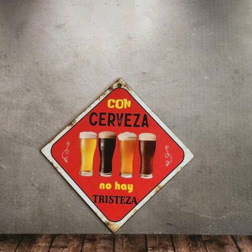 CON CERVEZA NO HAY .....
