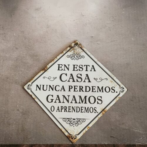 EN ESTA CASA NUNCA PERDEMOS....