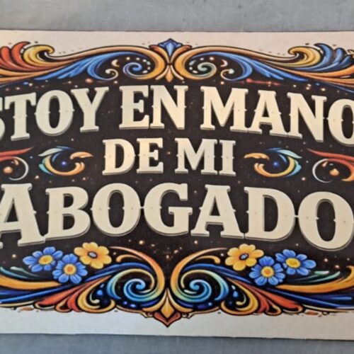 ESTOY EN MANO DE MI ABOGADO