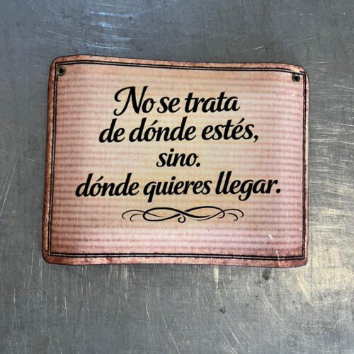 NO SE TRATA DE DONDE ESTÉS